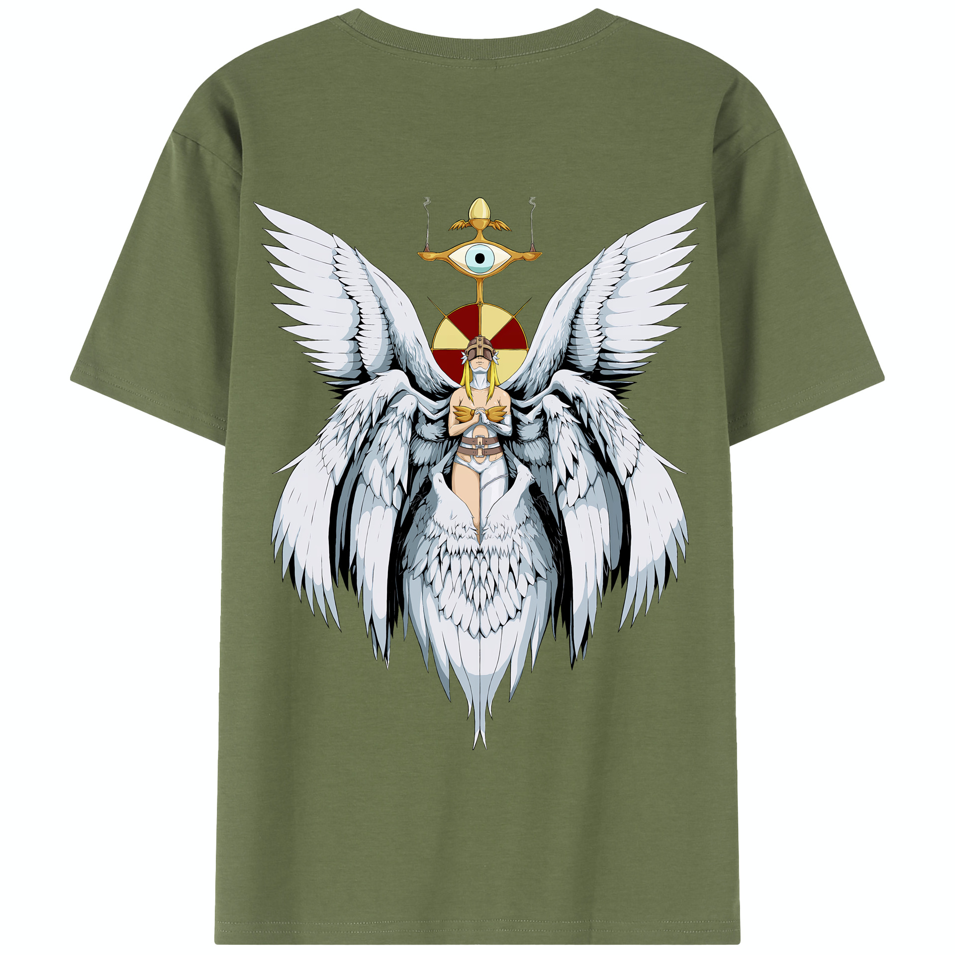 （画像用） Digimon デジタルモンスター/デジモン 綿100％半袖Tシャツ（背面プリント）